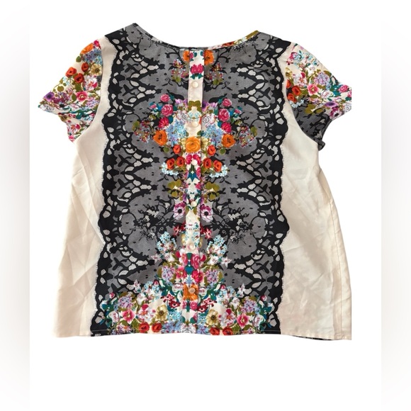 Metaphor Multicolor Floral Top - Picture 2 of 3